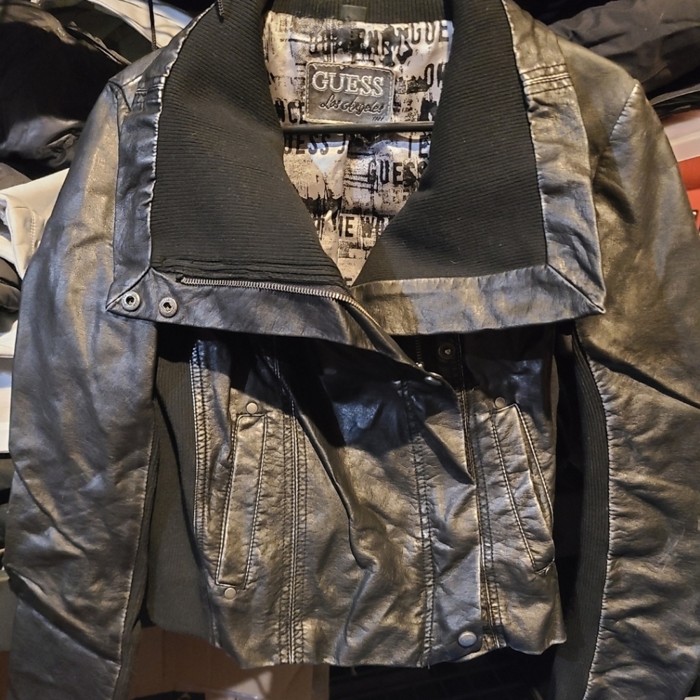 Guess leather jacket